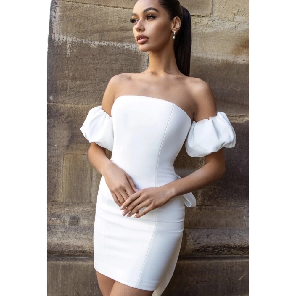 Nadine Merabi Emilee white dress size XS